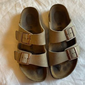 Birkenstock Arizona Oiled Leather Tobacco Brown